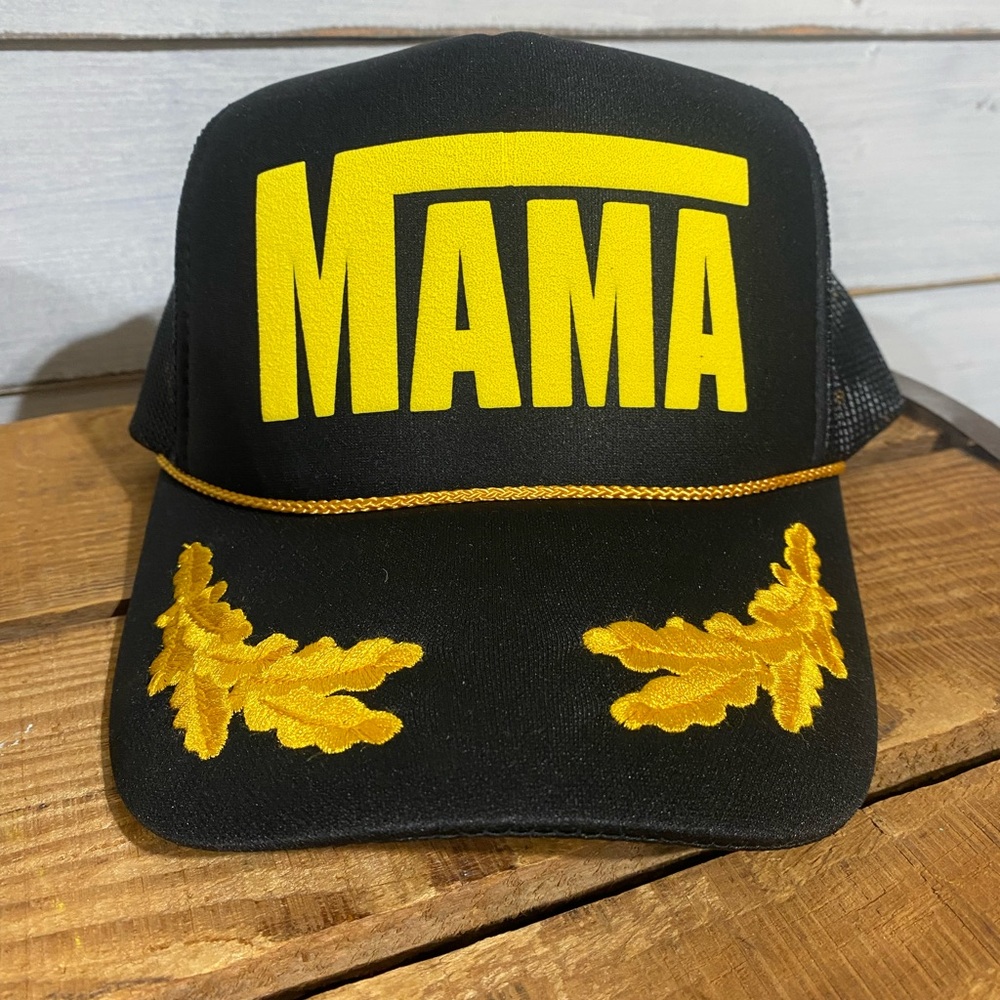 OTTO Black and Yellow Trucker Hat